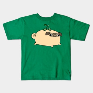 Olive Pug Kids T-Shirt